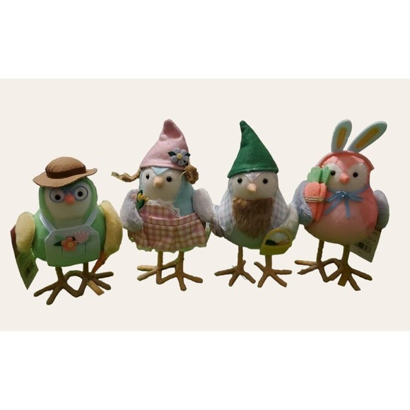 Spritz Accents Target Spritz Easter Fabric Birds Set Of 4 Spring